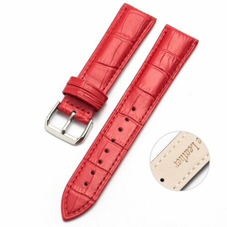 Garmin Vivomove 3 / HR / Luxe / Sport / Style / Trend - Krokodillederband - Rot