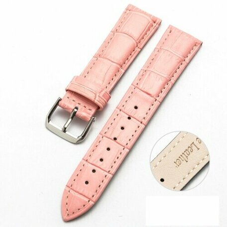 Samsung Galaxy Watch 3 - 45mm - Krokodillederband - Pink