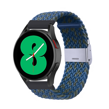 Samsung Galaxy Watch - 46mm / Samsung Gear S3 - Geflochtenes Armband - Blau / grün gemischt