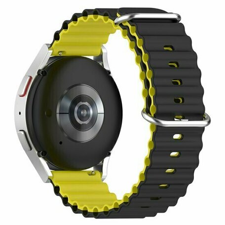 Huawei Watch GT 3 pro - 43mm - Ocean Style Armband - Schwarz / gelb