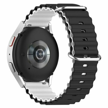 Huawei Watch GT 3 pro - 43mm - Ocean Style Armband - Schwarz / weiß