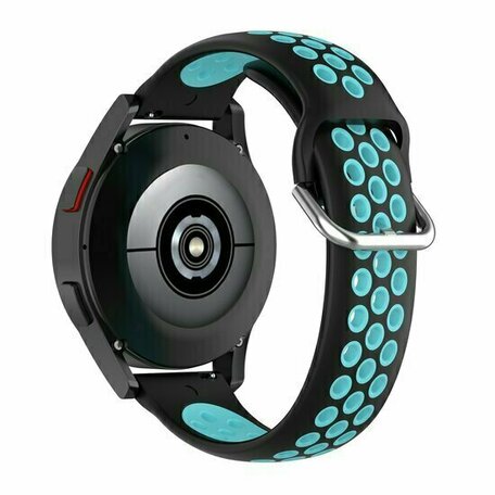 Huawei Watch GT 3 pro - 43mm - Silikon-Sportband mit Schnalle - Schwarz + Blau