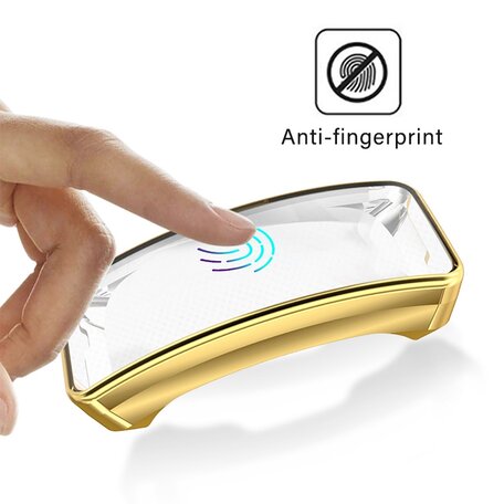Fitbit Inspire 1 / HR / Ace 2 TPU-Hülle (vollständig geschützt) - Gold