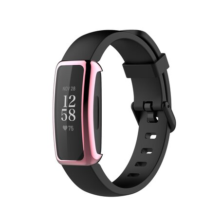 Fitbit Inspire 2 TPU-Hülle (vollständig geschützt) - Rosa
