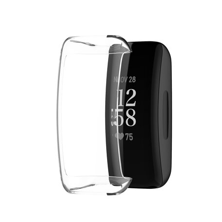 Fitbit Inspire 2 TPU-Hülle (vollständig geschützt) - Transparent