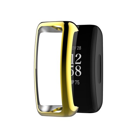 Fitbit Inspire 2 TPU-Hülle (vollständig geschützt) - Gold