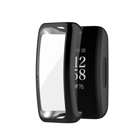 Fitbit Inspire 2 TPU-Hülle (vollständig geschützt) - Schwarz