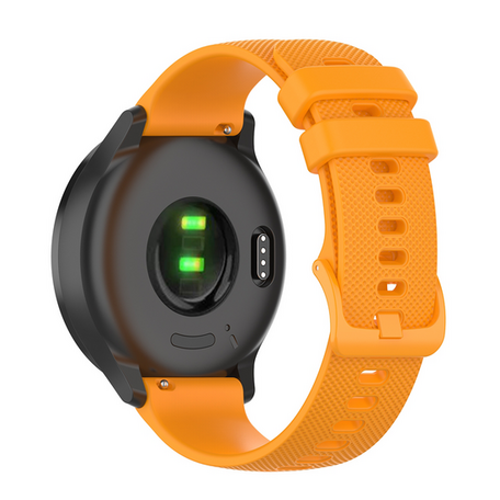 Garmin Venu 3s / Vivoactive 4s / Venu 2s / Vivomove 3s / Forerunner 255s - Sportband mit Motiv - Orange