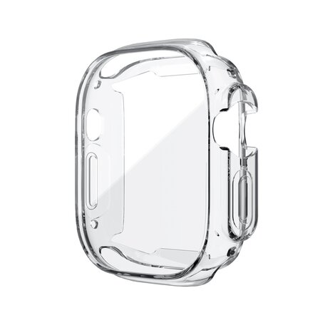 Apple Watch Ultra TPU Hülle - Vollständig geschützt - Transparent - Geeignet für Apple Watch 49mm (Ultra)