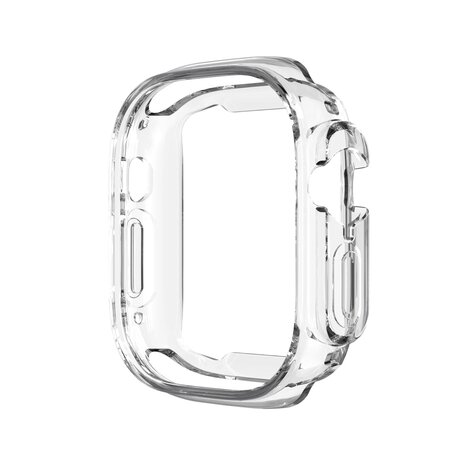 Apple Watch Ultra Silikonhülle (offene Vorderseite) - Transparent - Geeignet für Apple Watch 49mm (Ultra)