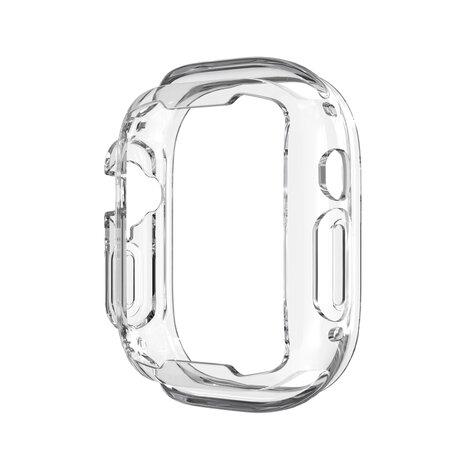 Apple Watch Ultra Silikonhülle (offene Vorderseite) - Transparent - Geeignet für Apple Watch 49mm (Ultra)