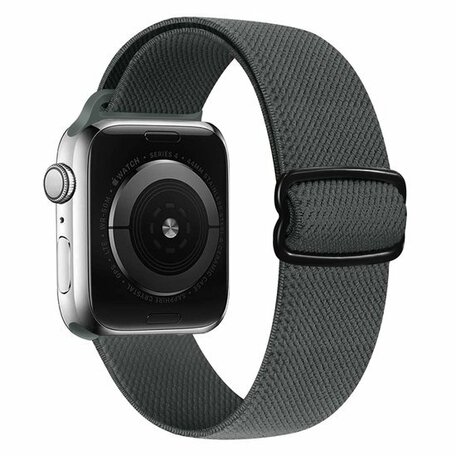 Solo Loop Nylonband - Dunkelgrau - Geeignet für Apple Watch 38mm / 40mm / 41mm / 42mm