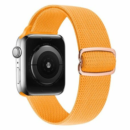 Solo Loop Nylonband - Ocker - Geeignet für Apple Watch 44mm / 45mm / 46mm / 49mm