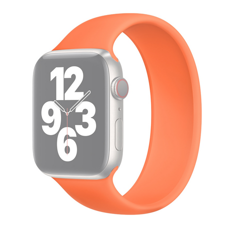 Solo Loop Link series Armband - Größe: L - Orange - Geeignet für Apple Watch 38mm / 40mm / 41mm / 42mm