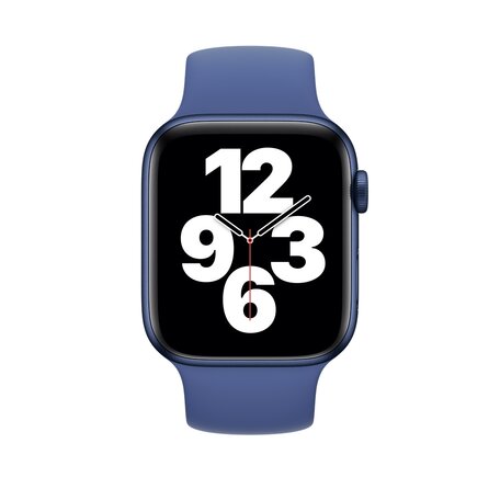 Solo Loop Link series Armband - Größe: L - Dunkelblau - Geeignet für Apple Watch 44mm / 45mm / 46mm / 49mm