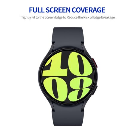 Displayschutzfolie - Tempered Glass - Geeignet für die Samsung Galaxy Watch 7 - 44mm