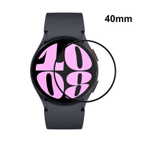 Displayschutzfolie - Tempered Glass - Geeignet für die Samsung Galaxy Watch 7 - 40mm