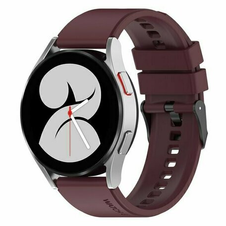 Garmin Forerunner 55 / 245 / 645 - Armband mit Silikonschließe - Bordeaux