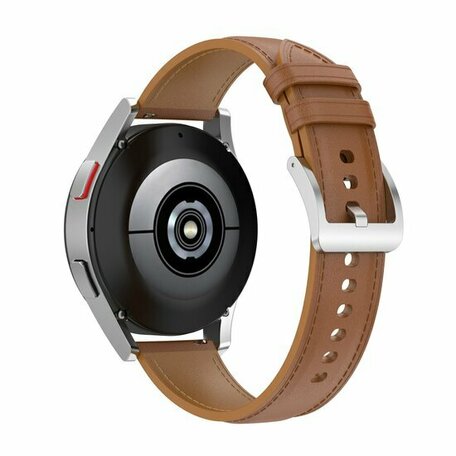 Garmin Forerunner 55 / 245 / 645 - Luxus-Lederarmband - Hellbraun