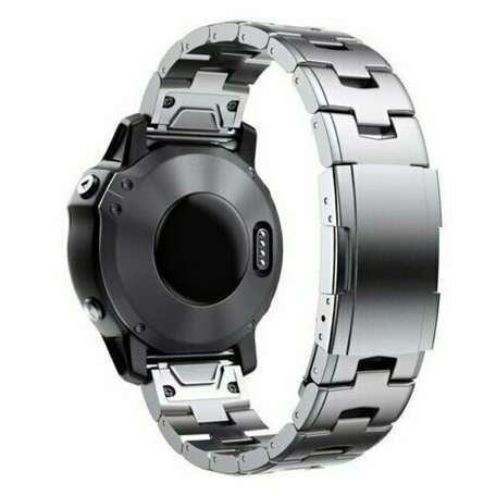 Titanium Gliederarmband - Silber - Garmin Epix Gen 2 (47mm) / MARQ / Quatix 7 / 6 / 5