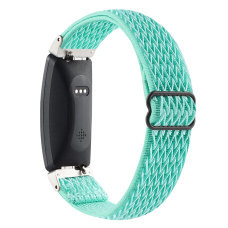FitBit Inspire 2 & Ace 3 Elastisches Solo-Schleifen-Nylonband - Türkis