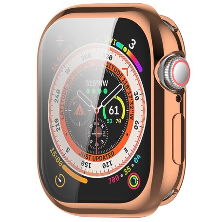 Apple Watch TPU Hülle - Champagner / Rose Gold - Geeignet für Apple Watch 46mm