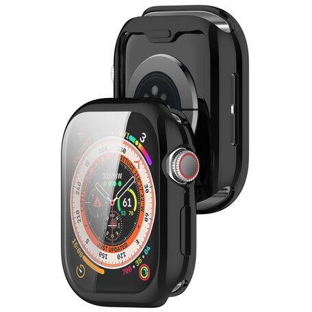 Apple Watch TPU Hülle - Schwarz - Geeignet für Apple Watch 46mm