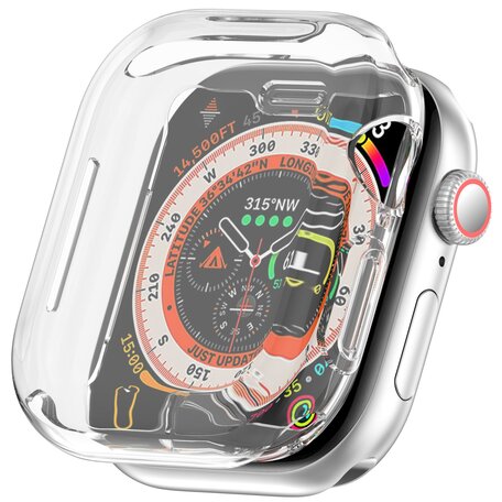 Apple Watch TPU Hülle - Transparent - Geeignet für Apple Watch 46mm