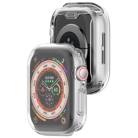 Apple Watch TPU Hülle - Transparent - Geeignet für Apple Watch 46mm