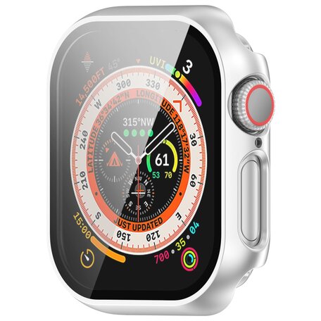 Apple Watch Hardcase Schutzhülle – wasserdicht - Silber - Geeignet für Apple Watch 46mm