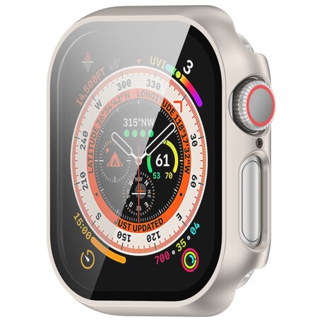Apple Watch Hardcase Schutzhülle – wasserdicht - Starlight - Geeignet für Apple Watch 46mm