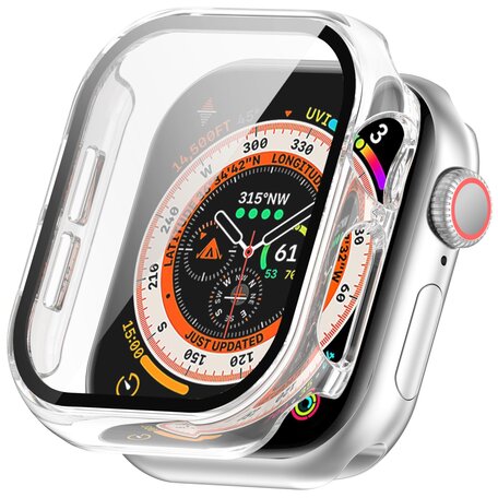 Apple Watch Hardcase Schutzhülle – wasserdicht - Transparent - Geeignet für Apple Watch 46mm