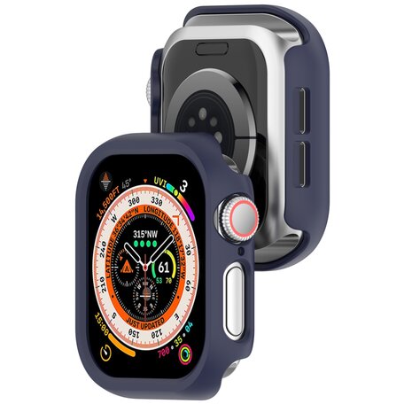 Hartschalengehäuse 46mm (offene Vorderseite) - Dunkelblau - Geeignet für Apple Watch 46mm
