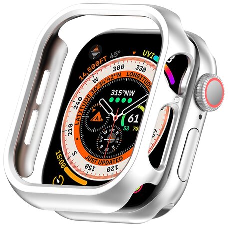 Hartschalengehäuse 46mm (offene Vorderseite) - Silber - Geeignet für Apple Watch 46mm