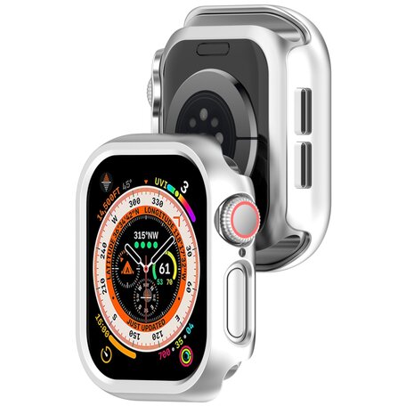 Hartschalengehäuse 46mm (offene Vorderseite) - Silber - Geeignet für Apple Watch 46mm