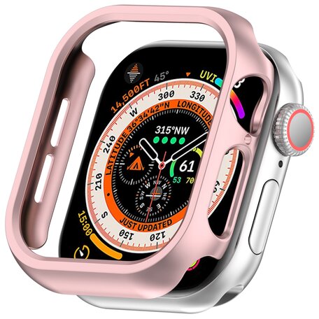 Hartschalengehäuse 46mm (offene Vorderseite) - Roségold - Geeignet für Apple Watch 46mm