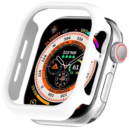 Hartschalengehäuse 46mm (offene Vorderseite) - Weiß - Geeignet für Apple Watch 46mm
