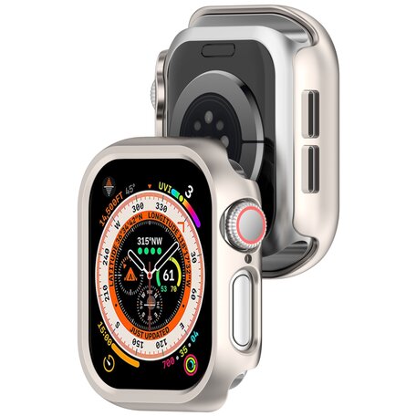 Hartschalengehäuse 46mm (offene Vorderseite) - Starlight - Geeignet für Apple Watch 46mm