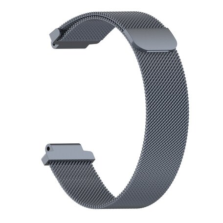 Garmin Forerunner 220 / 230 / 235 / 620 / 630 / 735 (XT) - Milanaise-Armband - Klein - Space Grau