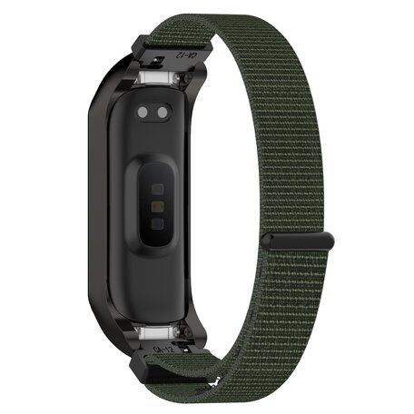 Nylon Sport Loop Armband - Dunkelgrün - Samsung Galaxy Fit 2