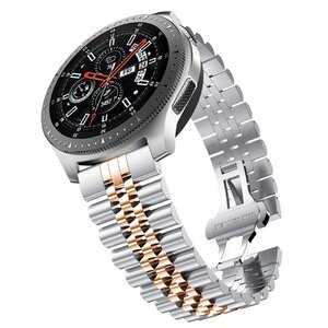 Garmin Vivoactive 4 / 4L - Stahlband - Silber / Roségold