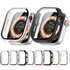 Apple Watch Hardcase Schutzhülle – wasserdicht - Silber - Geeignet für Apple Watch 46mm_
